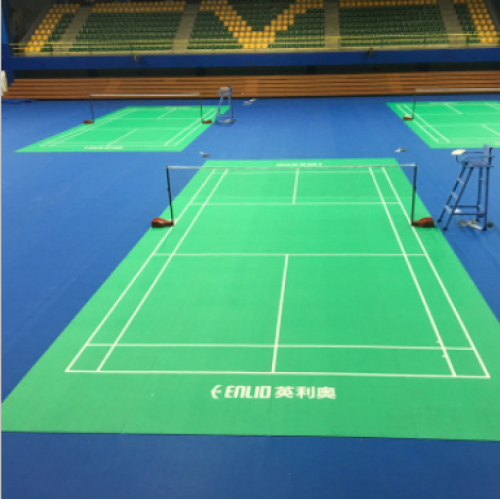 Indoor Professional-level badminton court mats