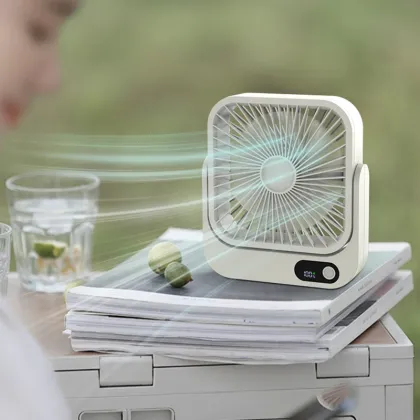 New USB Rechargeable Table Mini Electric Desk Fan
