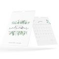 Gemakkelijke planning 12 maanden verticale wandkalender