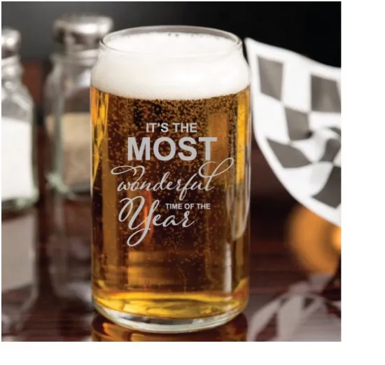 15oz glasses craft beer can glass cup