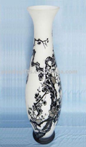 white ceramic vases