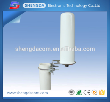 800-2500Mhz 4g LTE outdoor sylinder wall mounted bracket antenna/(700-2700mhz) wideband fiberglass tube antenna