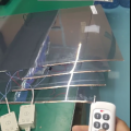 Verre de verre intelligent en verre laminé qui comprend un film de cristal liquide PDLC.