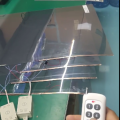 Smart Glass laminated glass that comprises of PDLC Liquid Crystal film.