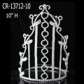 Nueva moda Rhinestone Clear Crystal Girl Crowns