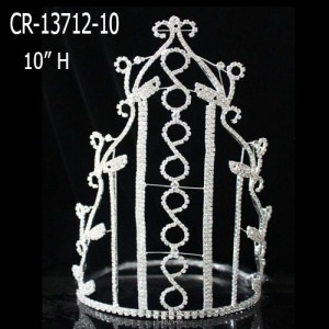 New Fashion Rhinestone Clear Crystal Girl Crowns