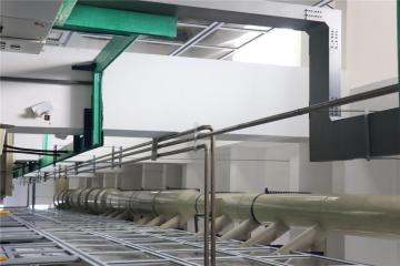 Pipeline ventilation air supply system