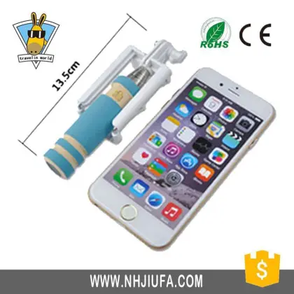 Wholesale price foldable selfie stick wired selfie-stick selfie stick