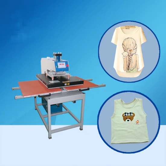 garments apparel machine hydraulic t shirt heat press machine 60*80cm