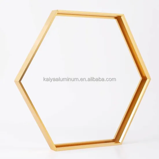 Modern Round Gold Aluminum Metal Mirror Frame for Bathroom Decor