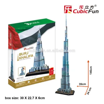 CubicFun 3d puzzle Burj Khalifa kids study material