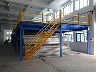 Steel Floor Deck Industrial Racking Systems , One / two flo