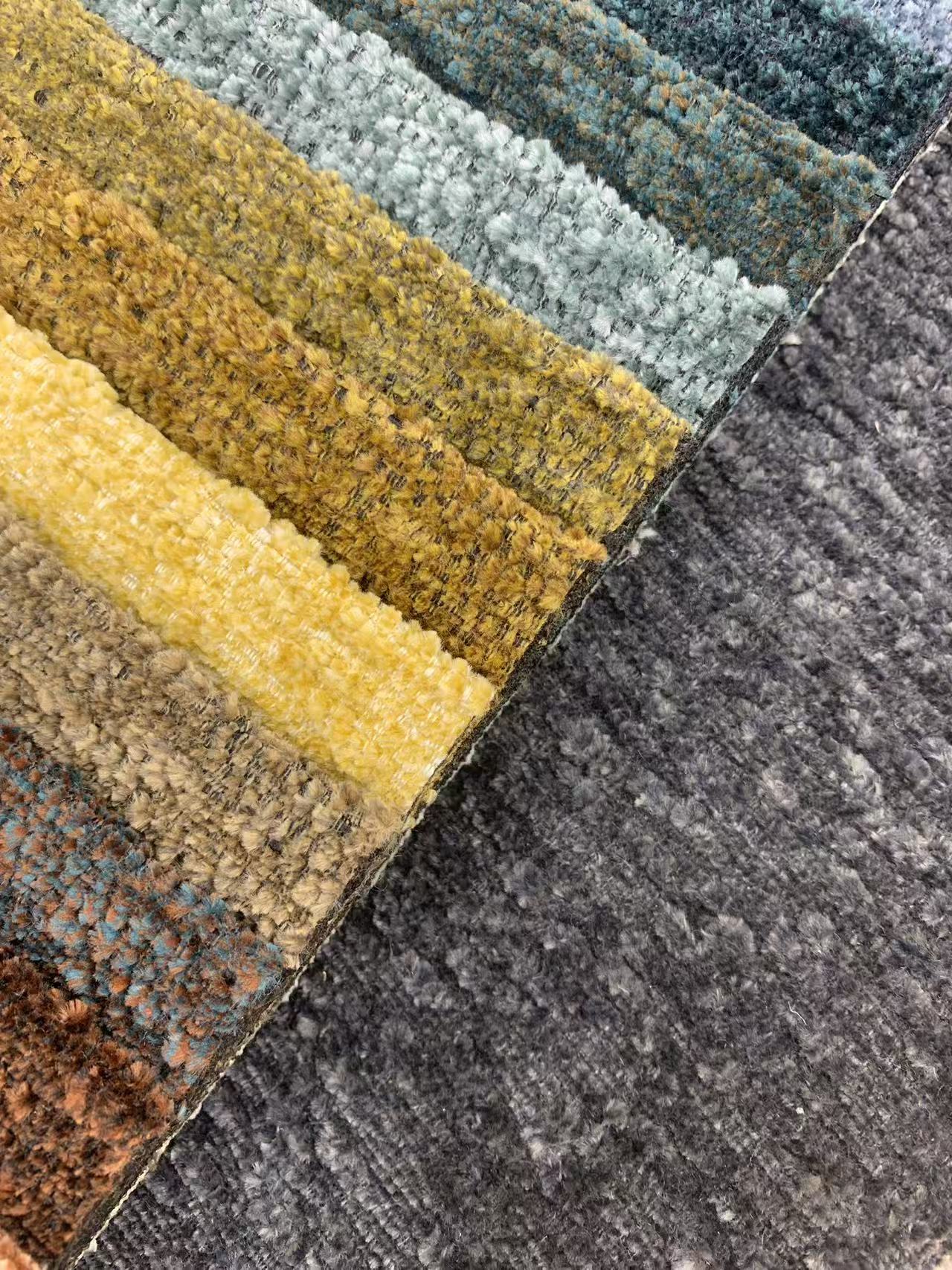 ULIKE Textured Solid Chenille Upholstery Fabric