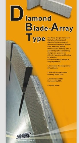 Array Diamond Segment for Cutting Stone