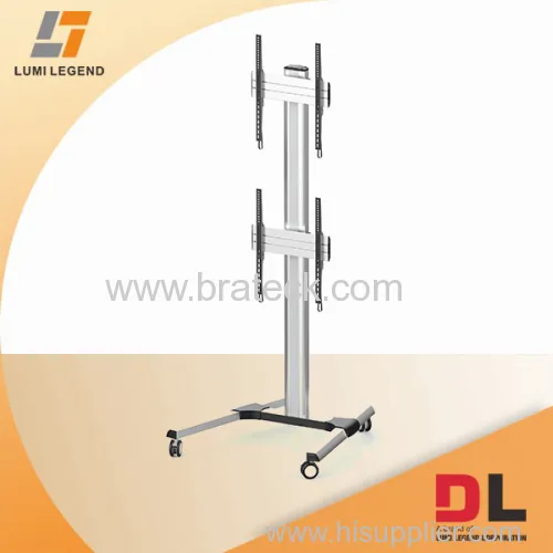 Vertical Dual Video Wall Cart 