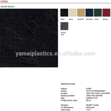 OXEN vinyl automotive leatherette upholstery