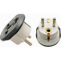 European Grounded Power Plug Adapter Travel Converter