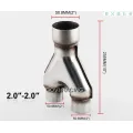 Y-pipe 3 '' x 2 1/2 "Adattatore di scarico