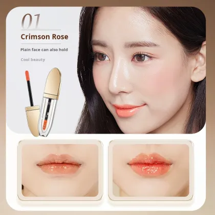 HUNMUI Light Lines Color-Change Lip Essence Oil - Moisturizing Exfoliating Lip Gloss