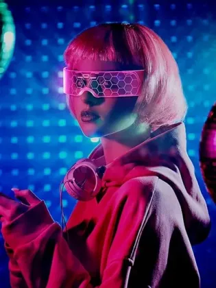 Colorful LED Night Vision Glasses