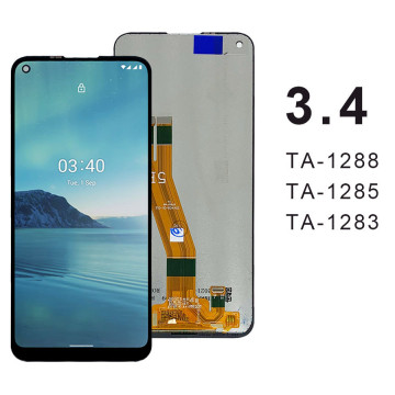 Nokia 3.4 6.39 Inch LCD Display with Touch Screen Replacement for TA-1288 TA-1285 TA-1283