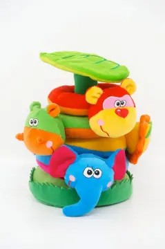 Rotating Musical Forest Animal Plush Toys