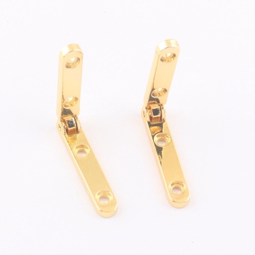 Factory Wholesale 90 Degree Metal Stop Hinge for Wooden Jewelry Boxes