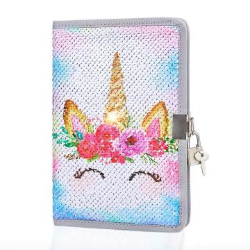 SEQUIN UNICORN SECRET DIARY-0