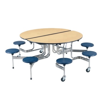 Space-Saving Folding Canteen Restaurant Dining Table - Custom School Furniture