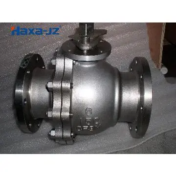 2pc split body floating ball valve