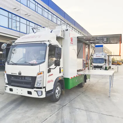 Mobile Food Trailers: Customizable Solutions for Fast Food Businesses - Including Taco Carts, Chinese Food Shops, and Concession Stands with Service Windows