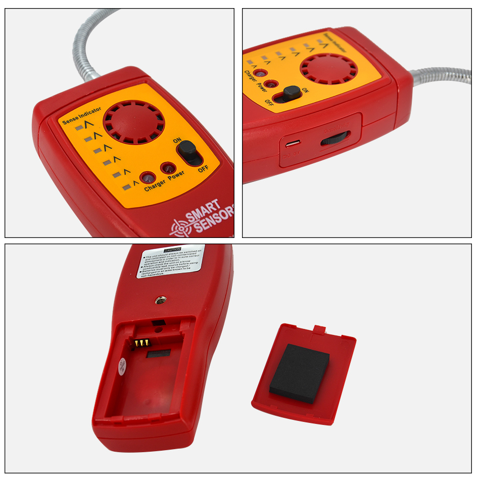 Hot Sale Smart Sensor AS8800 High Sensitivity Combustible Gas Detector Leak Meter Flammable Gas Liquefied Gas Biogas Alarm Meter