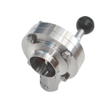 sanitary stainless steel 304 weld Butterfly Valves