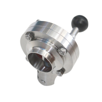sanitary stainless steel 304 weld Butterfly Valves