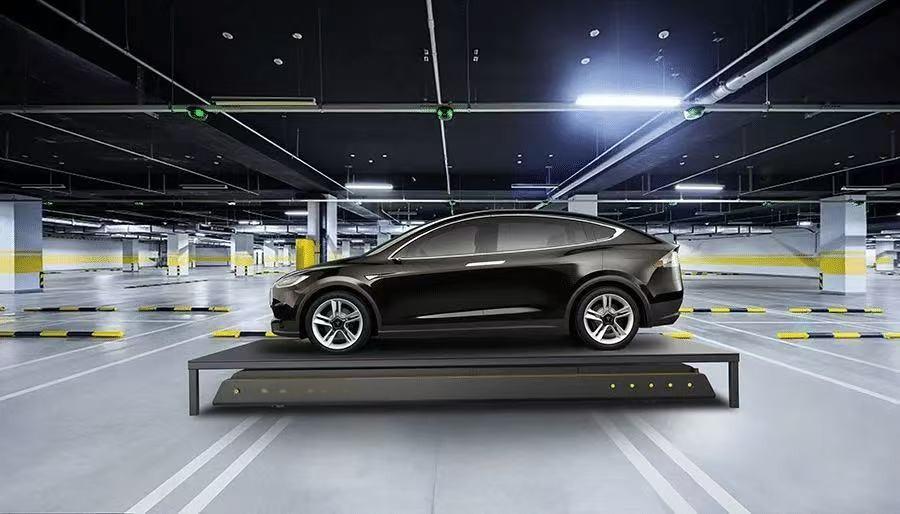 Advanced plate AGV parking