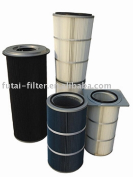 Polyester Air Filter Cartridge with PTFE Media