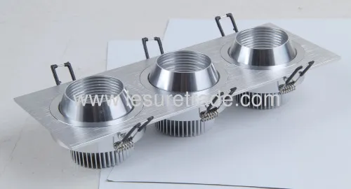 Led Ceiling Light 3x3x1w Oxeye Square Three In One 