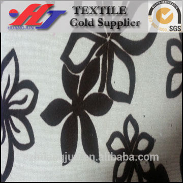 floral flock fabric for furniture