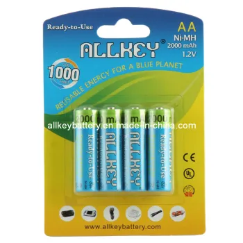 AA Rechargable NiMH Battery for Light