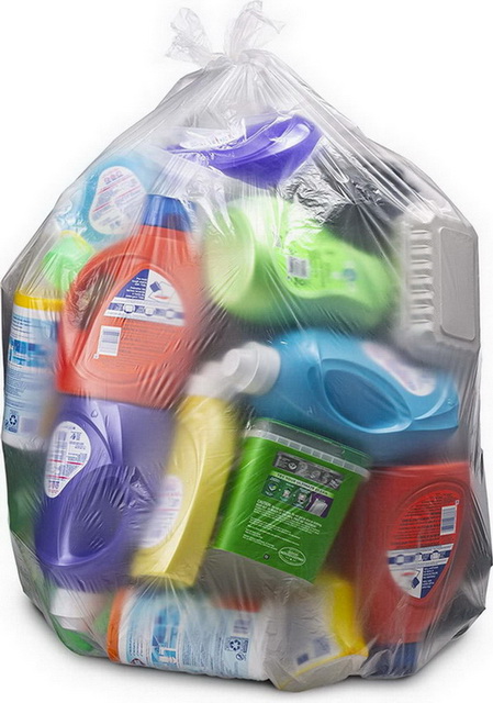 Heavy Duty Extra Large Ldpe Clear Plastic Garbage Bag With Logo