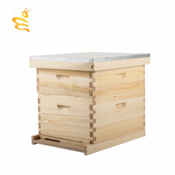 2022 Langstroth factory directly supply fir pine beehive standard size bee hive langstroth with reasonable price