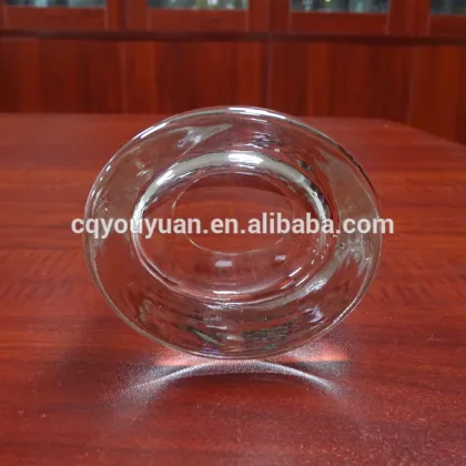 Hand bown 190ml glass drinkware type christmas drinkware/wine glass