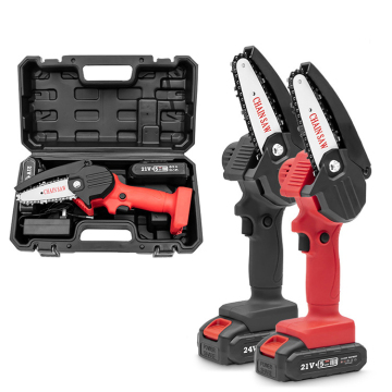 2022 4 Inch Mini Electric Saw: Lithium Battery, One-Handed Portable Pruning Tool for Woodworking and Gardening