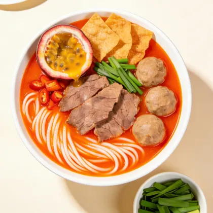 Yunnan Style Passion Fruit Beef Rice Vermicelli