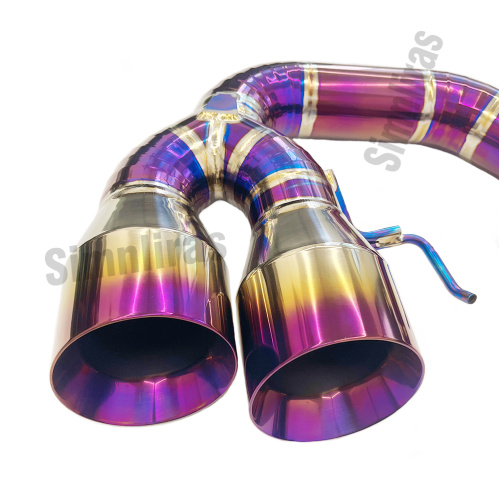 Titanium lila Chevrolet Corvette C8 6.2L 20-24 Pro-1 SS X-Pipe-Auspuff
