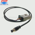 9pin male IP67 Waterproof connector to APEX2.8 connector