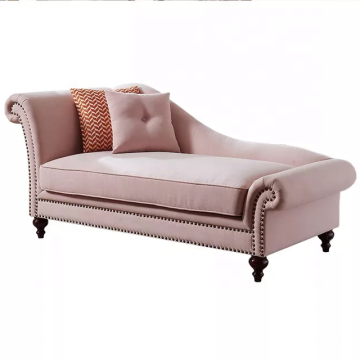 China Supply Traditional Upholstered Fabric Chaise Lounge Sofa
