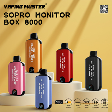 소프로 모니터 박스 vape 8000