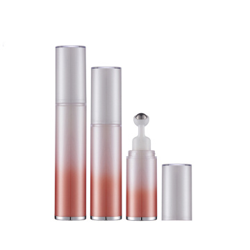 skin care empty eye serum with roll eye cream packaging cosmetic airless bottle 5ml 10ml 15ml