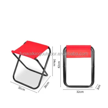 Custom Portable Folding BBQ Picnic Stool Chair for Outdoor Beach Camping